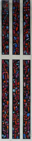 Antonius van der Pas-Betonglasfenster-St Marien Empfängnis Kirche Neersen-Erster Entwurf-00-092-1961