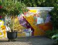 3 teilige Mosaik Reliefwand-Privathaus Gelsenkirchen-04-250-1973