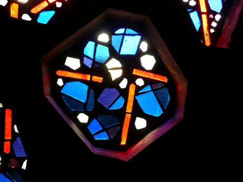 Antonius van der Pas-Betonglasfenster-Kapelle des Altenheims der Kirche Herz Jesu-08-961-1970