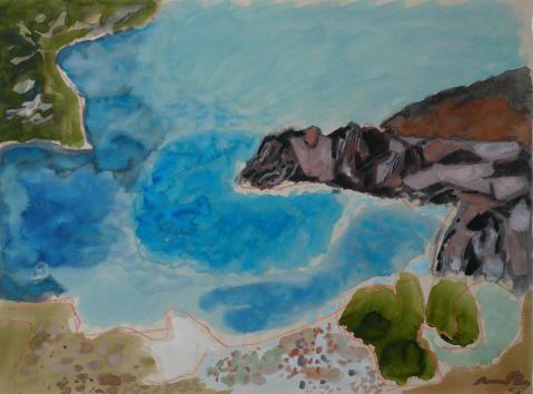 60er-Gouachen-Aquarelle-XVII-614