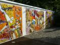 3 teilige Mosaik Reliefwand-Privathaus Gelsenkirchen-13-237-1973