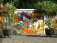 3 teilige Mosaik Reliefwand-Privathaus Gelsenkirchen-03-249-1973