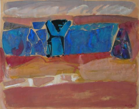 60er-Gouachen-Aquarelle-XVII-632