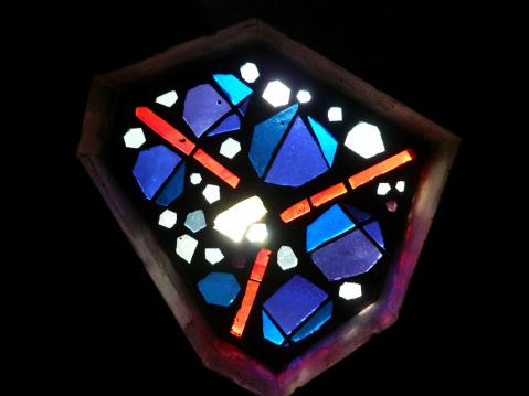 Antonius van der Pas-Betonglasfenster-Kapelle des Altenheims der Kirche Herz Jesu-11-952-1970